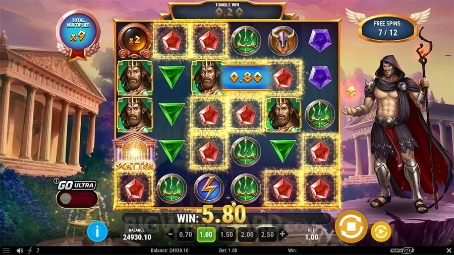 Illustration of spinplus slot game mechanics with reels, paylines, and RNG