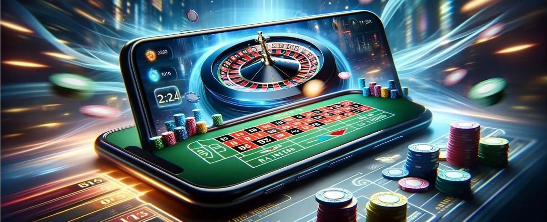 Dynamic promotional banner for spinplus online casino, featuring vibrant game elements and lucrative bonuses